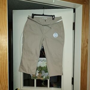 New Lee Riders Beige Slender Stretch Denim Size Women's 16 M